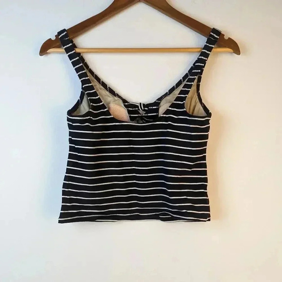 Lands End Striped Tankini Top - 6 - Picture 3 of 4